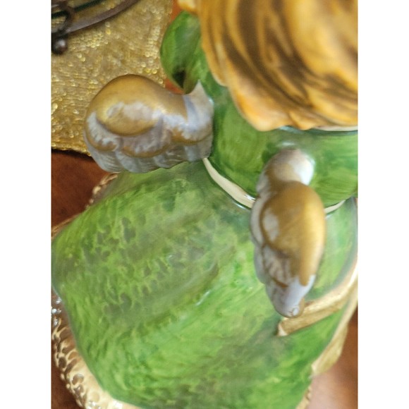 Vintage Christmas GOEBEL Hummel Frobek ANGEL Germany Figurine Candleholder 9" - Picture 9 of 11